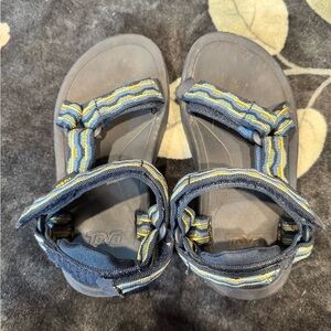 Teva Blue and Yellow Sport Kids Sandals for Active Adventures